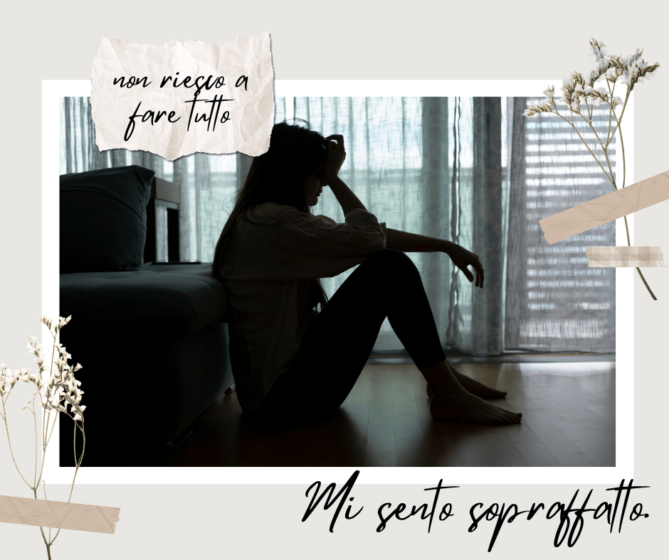 Mi sento sopraffatto e non riesco a fare tutto.