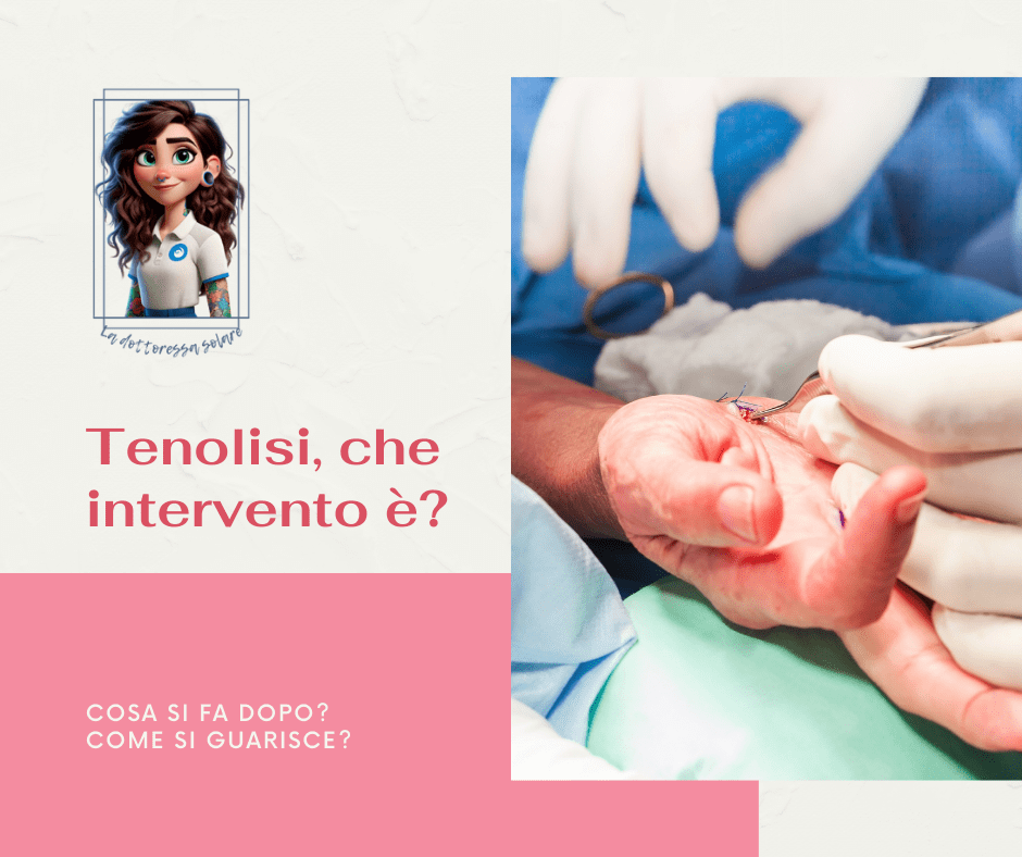 Tenolisi, che intervento è? Come si guarisce? Cosa si deve fare?