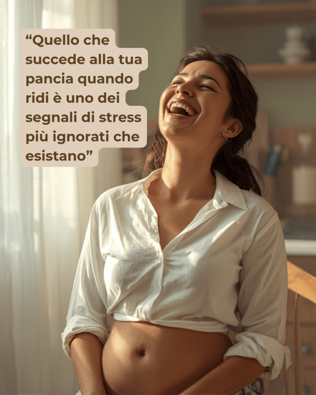 Quello che succede alla tua pancia quando ridi è uno dei segnali di stress più ignorati che&nbsp;esistano